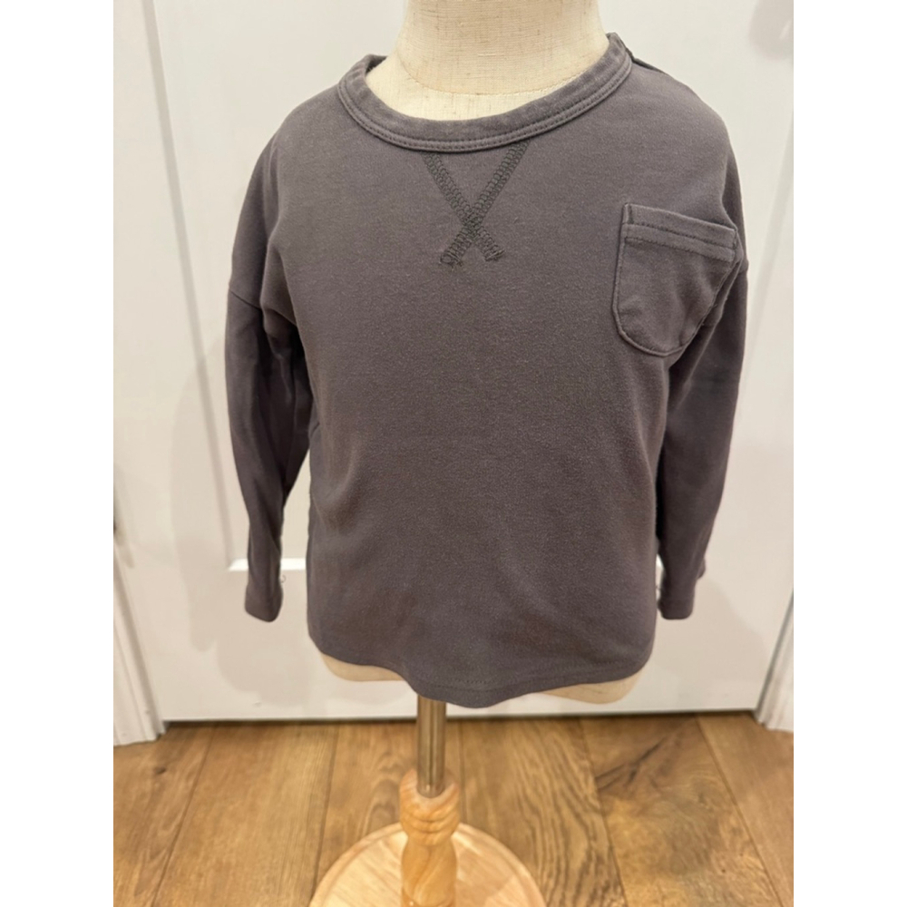 Baby Jamie Kay Long Sleeve Tee 3Y Gray